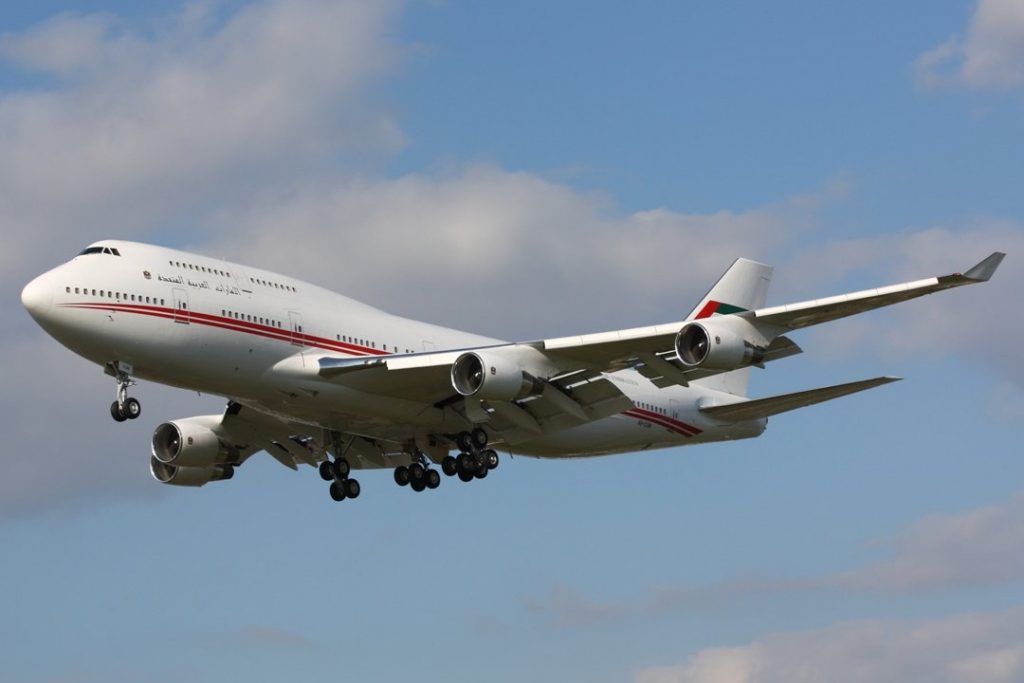 A6-COM - B747 - دبي - الشيخ محمد