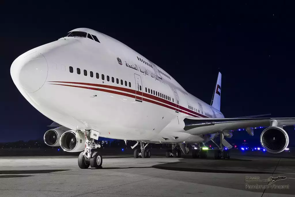 A6-HRM - B747 - الشيخ محمد دبي