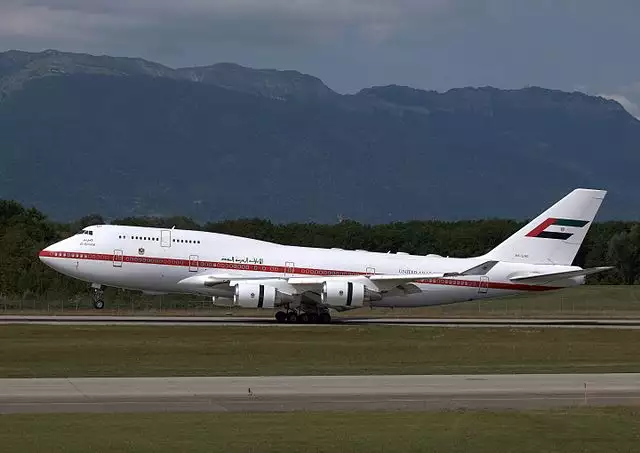 A6-VAE B747 Abu Dhabi Amiri-vlucht