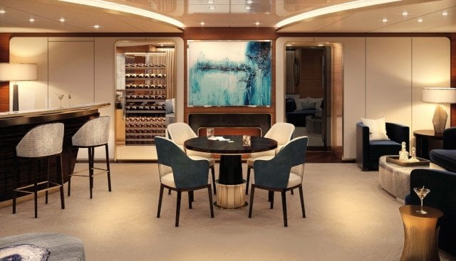 motor yacht arrow interior