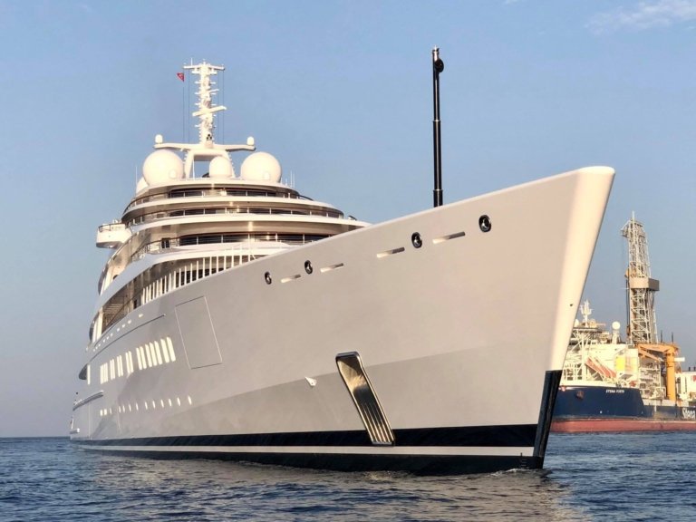 Inside AZZAM Yacht • Lurssen • 2013 • Owner Emir of Abu Dhabi