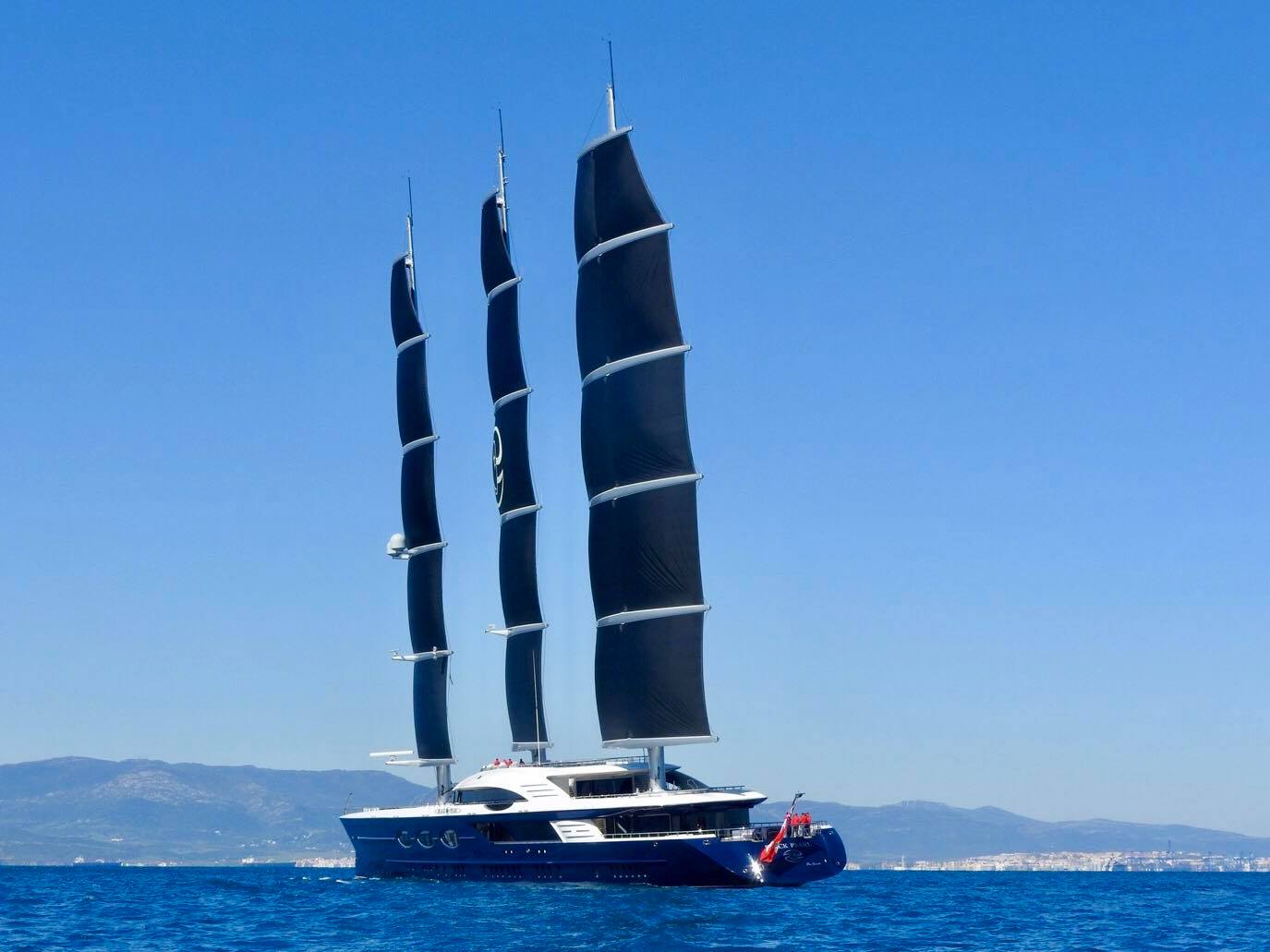 sailing yacht Black Pearl – Oceanco – 2018 – Oleg Burlakov navigation yacht Black Pearl - Oceanco - 2018 - Oleg Burlakov