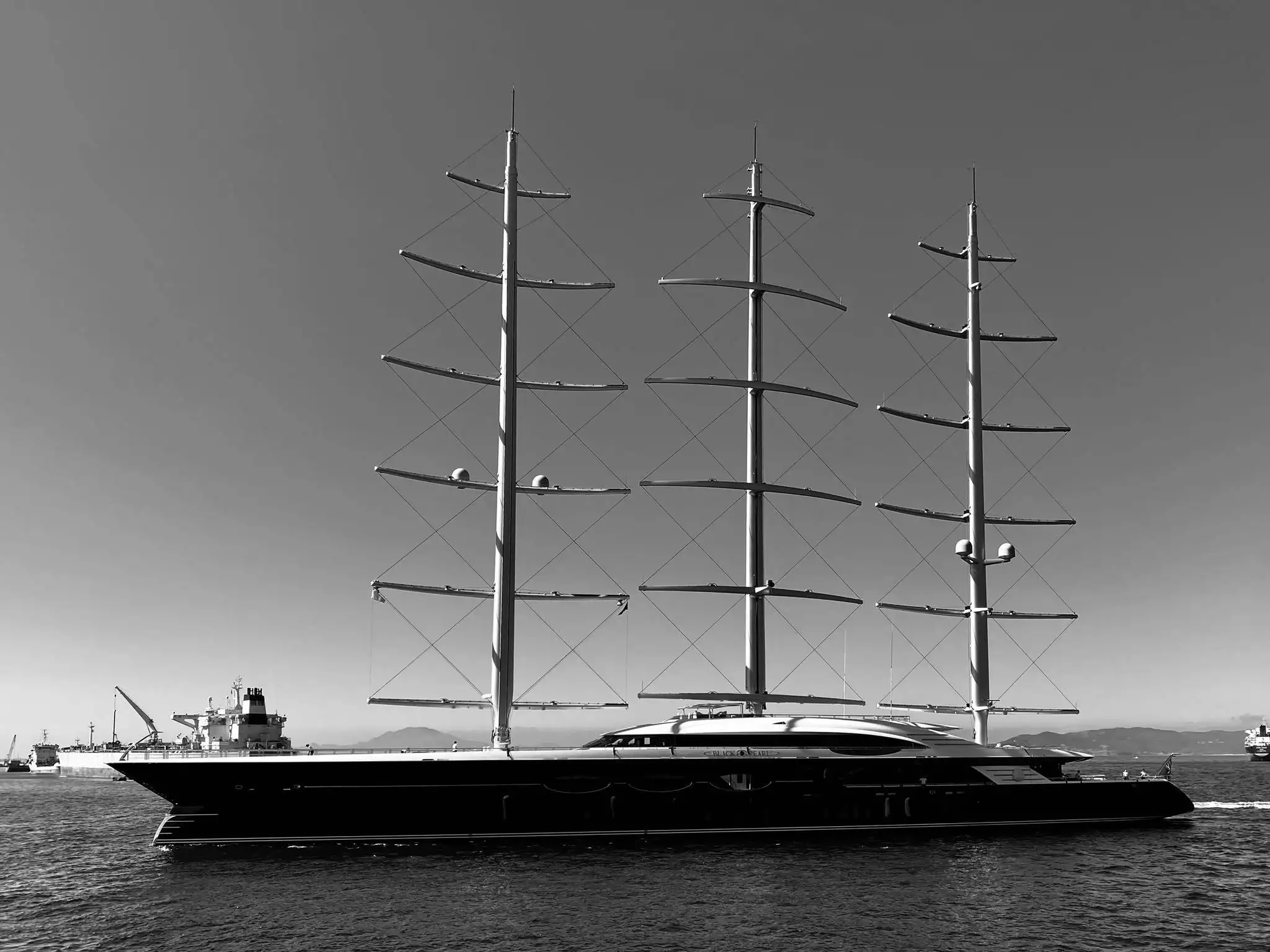 iate à vela Black Pearl - Oceanco - 2018 - Oleg Burlakov