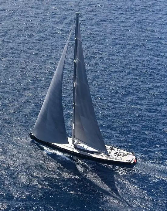 Yacht papillon bleu