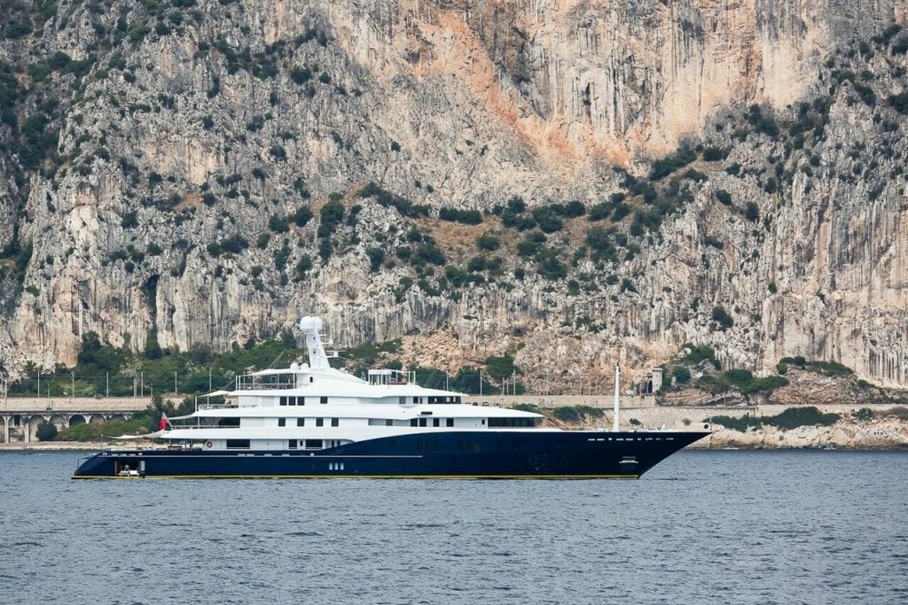 C2 yacht • 86m • Abeking & Rasmussen • owner Ron Perelman