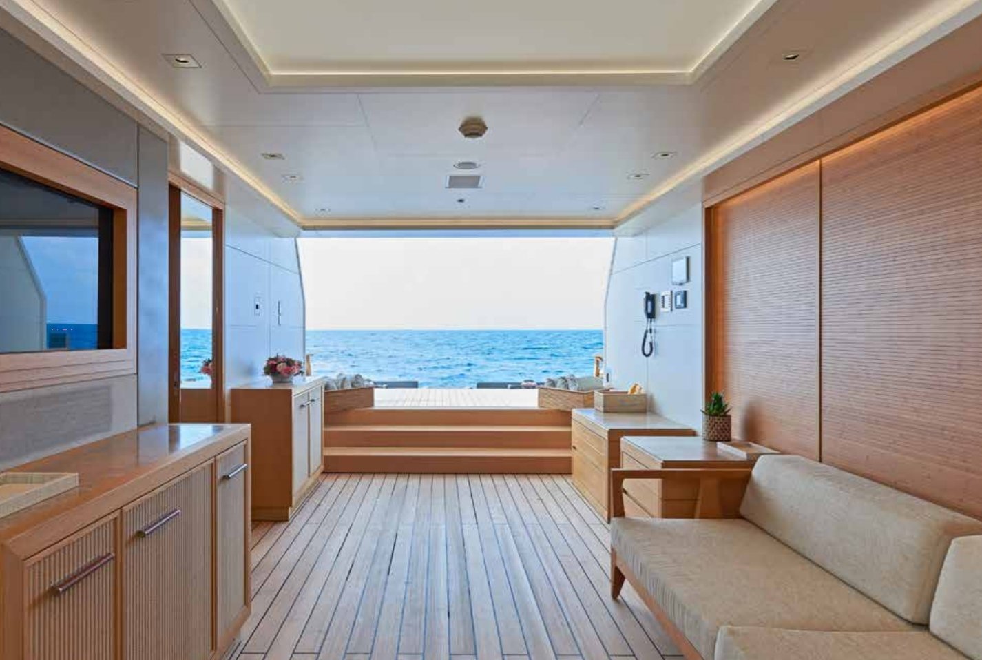 Flying Fox yacht interior 