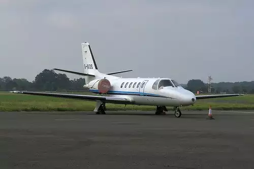 Jet privado G-IKOS Elena Ambrosiadou