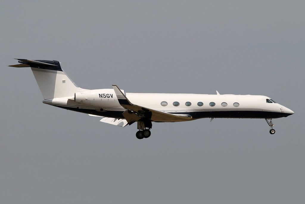 طائرة N5GV G550 الغانم