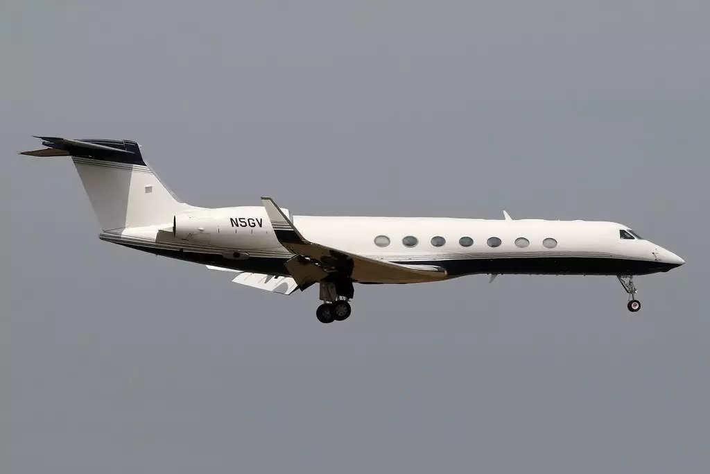 طائرة N5GV G550 الغانم