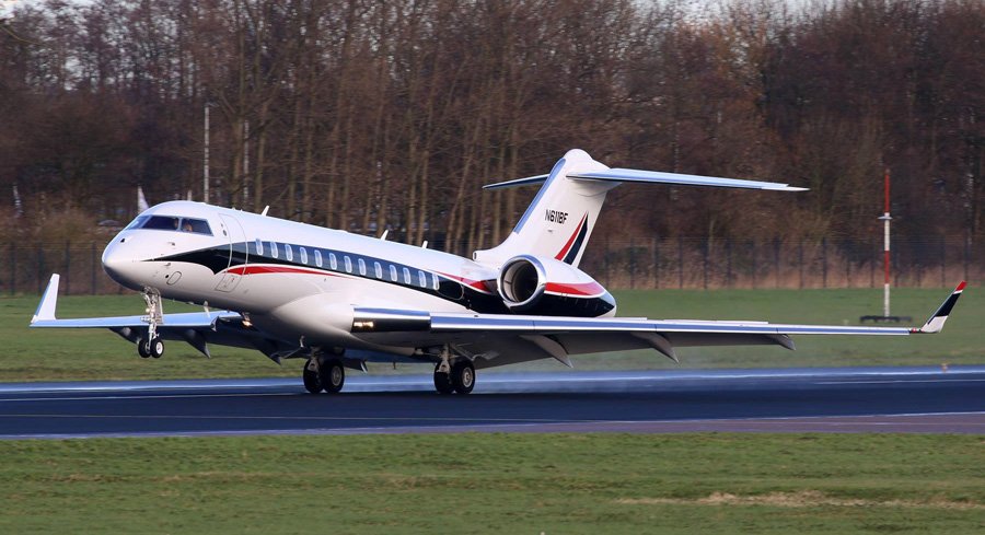 N611BF Arthur Blank özel jet