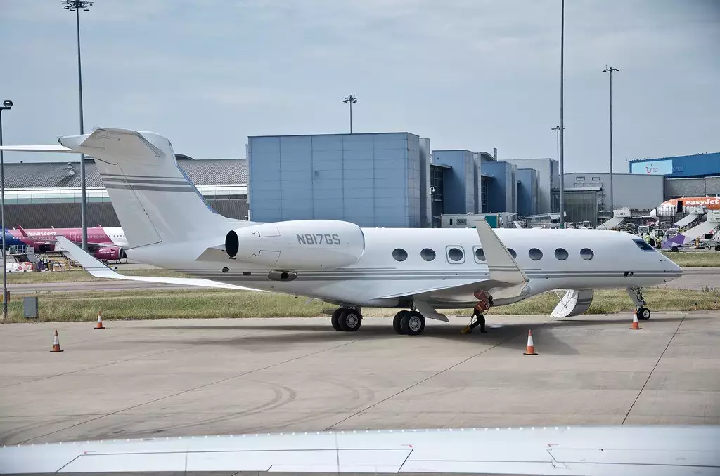 N817GS Gulfstream G650 Larry Ellison özel jet