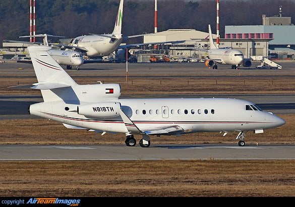 N818TH Tommy Hilfiger private jet