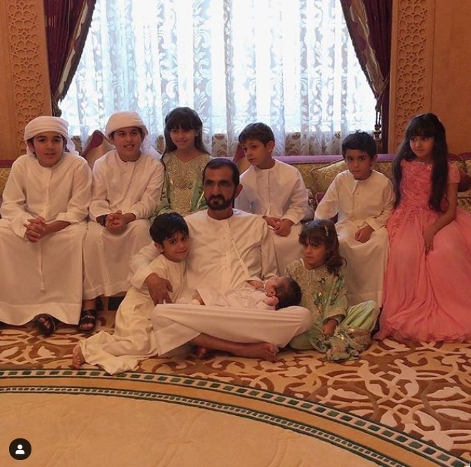 Sheikh Mohammed bin Rashid Al Maktoum family