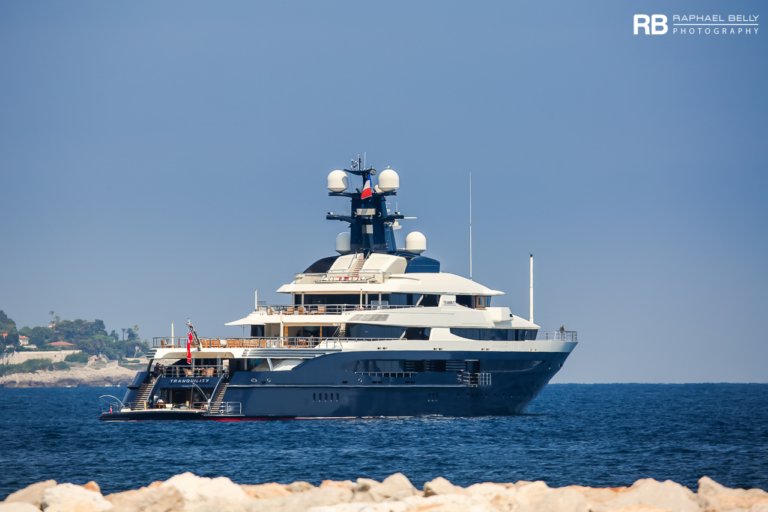 Inside TRANQUILITY Yacht • Oceanco • 2014 • Value $150M • Owner Lim Kok ...
