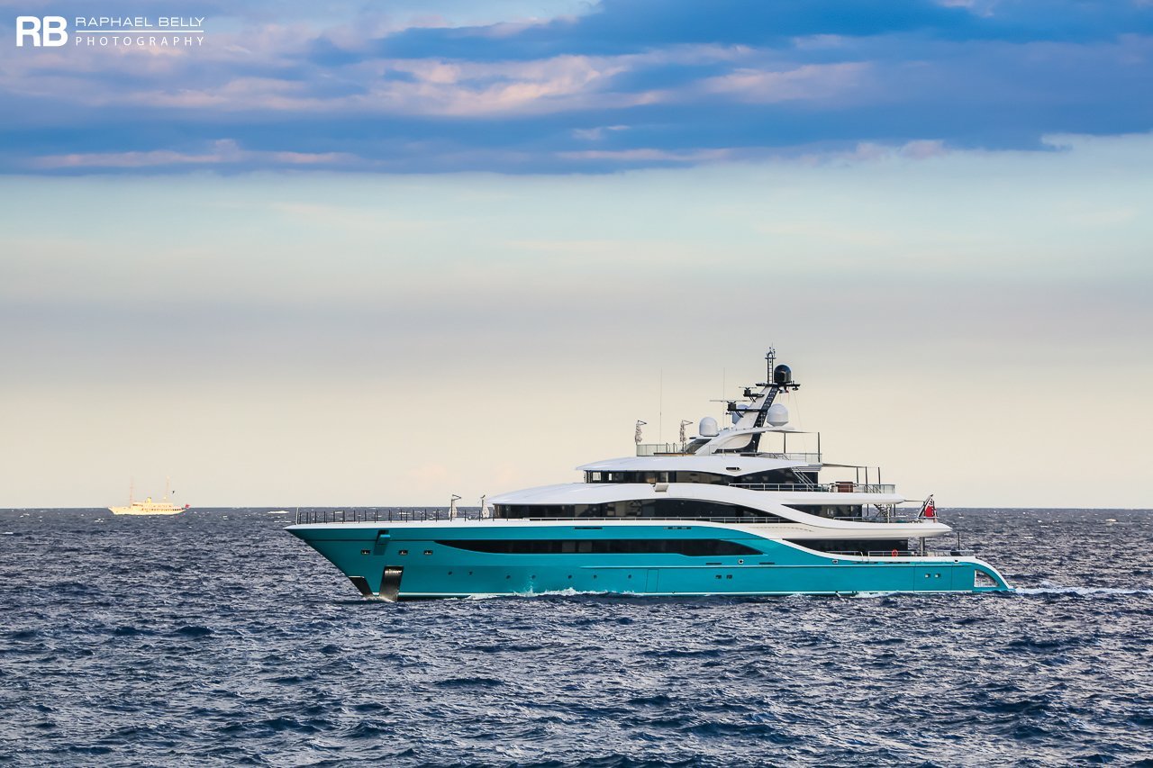 GO Yacht • Turquoise • 2018 • 77m • Owner Hans Peter Wild