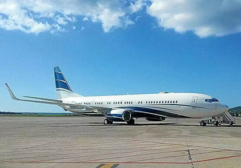 VP-CEV B737 BBJ الأمير عبد العزيز بن فهد