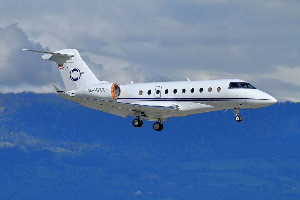 M-ISTY G280 Jim Ratcliffe Privatjet