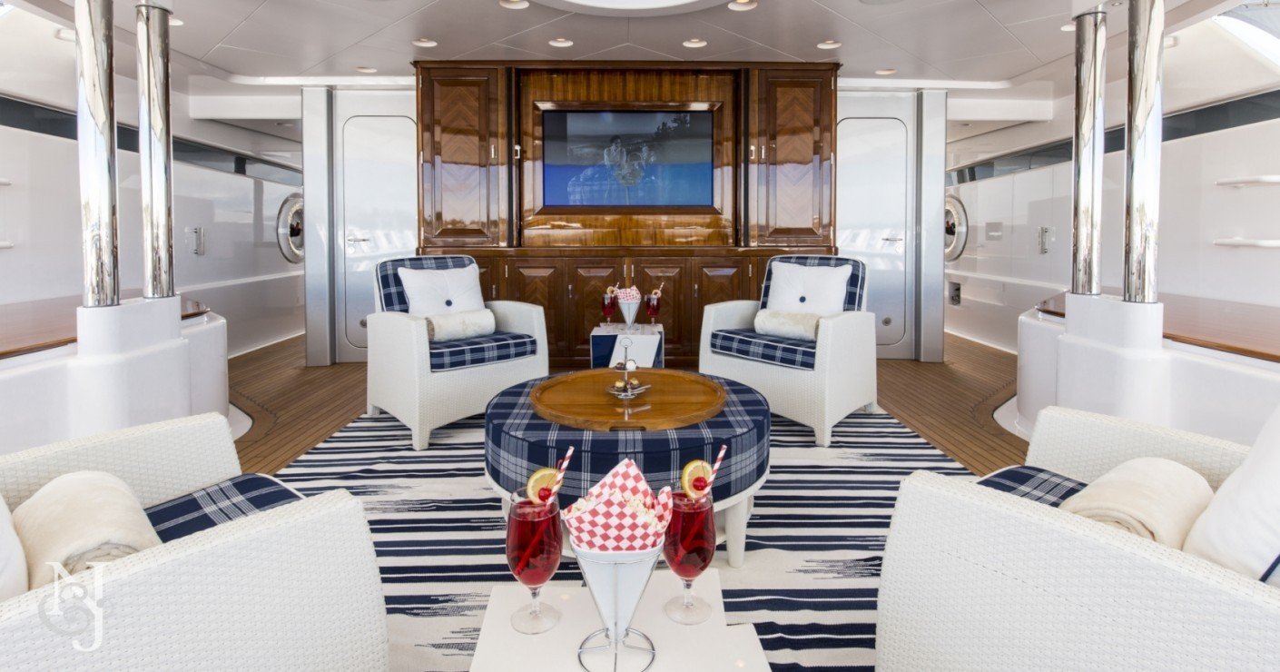 yacht Blue Moon intérieur 