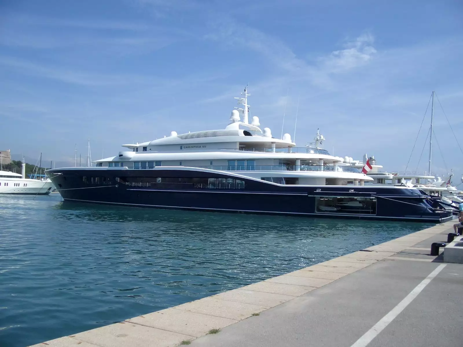 Yacht Carinthie VII • Lurssen • 2002 • Propriétaire Rubén Cherñajovsky