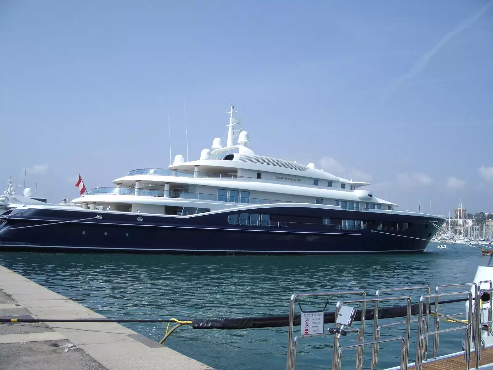 Yacht Carinthie VII • Lurssen • 2002 • Propriétaire Rubén Cherñajovsky