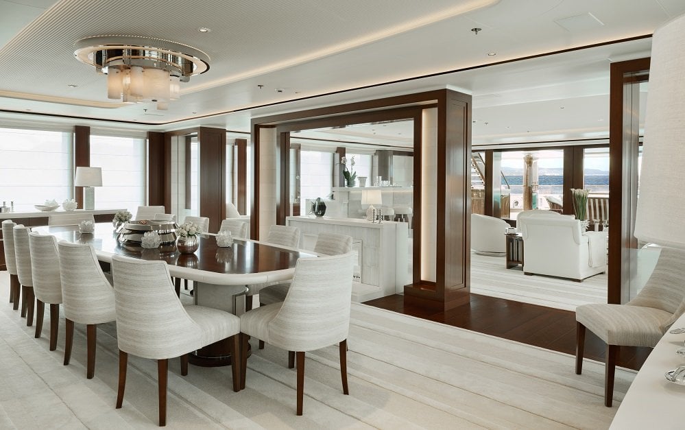 motor yacht faith interior