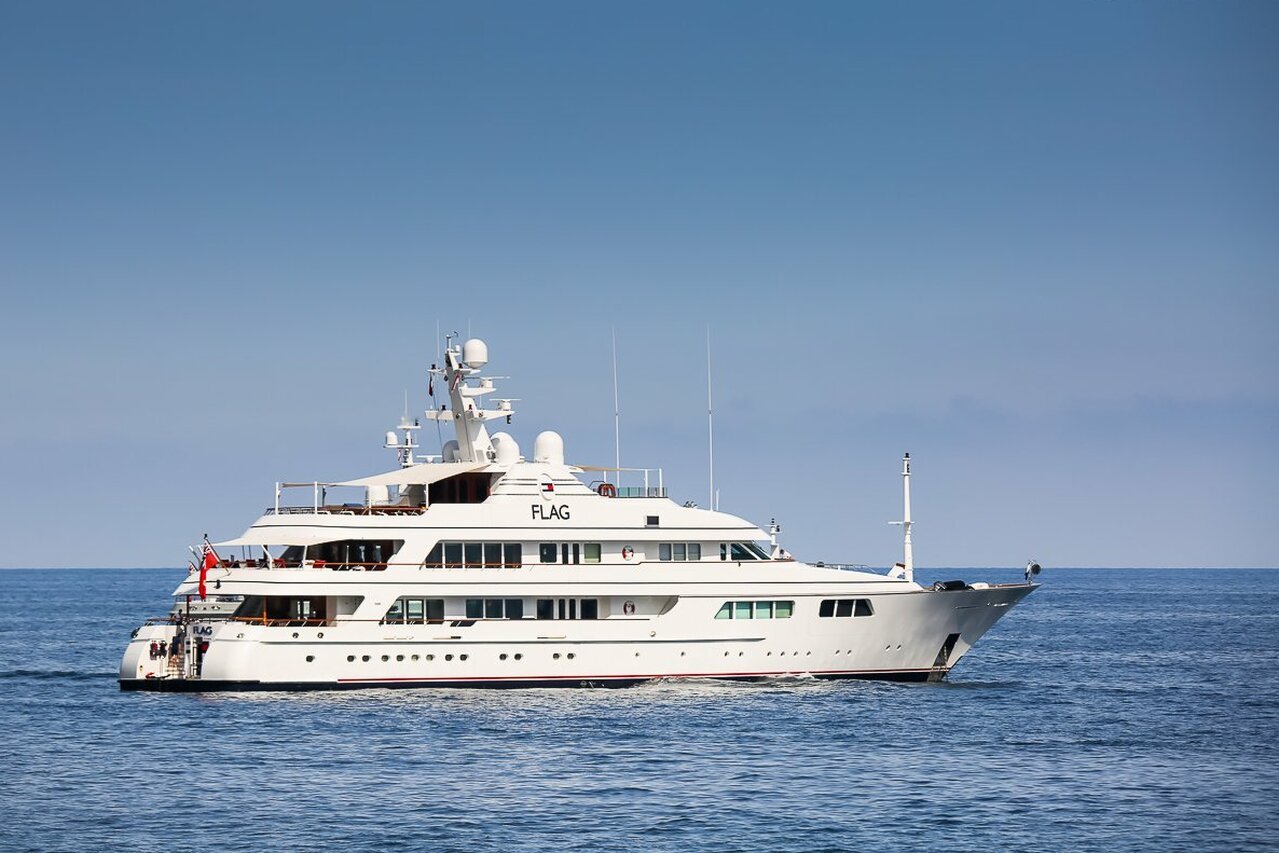 FLAG Yacht • Feadship • 2000 • 62m • Owner Tommy Hilfiger