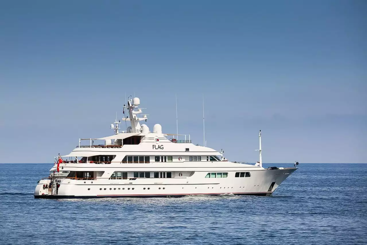 FLAG Yacht • Feadship • 2000 • 62m • Propriétaire Tommy Hilfiger