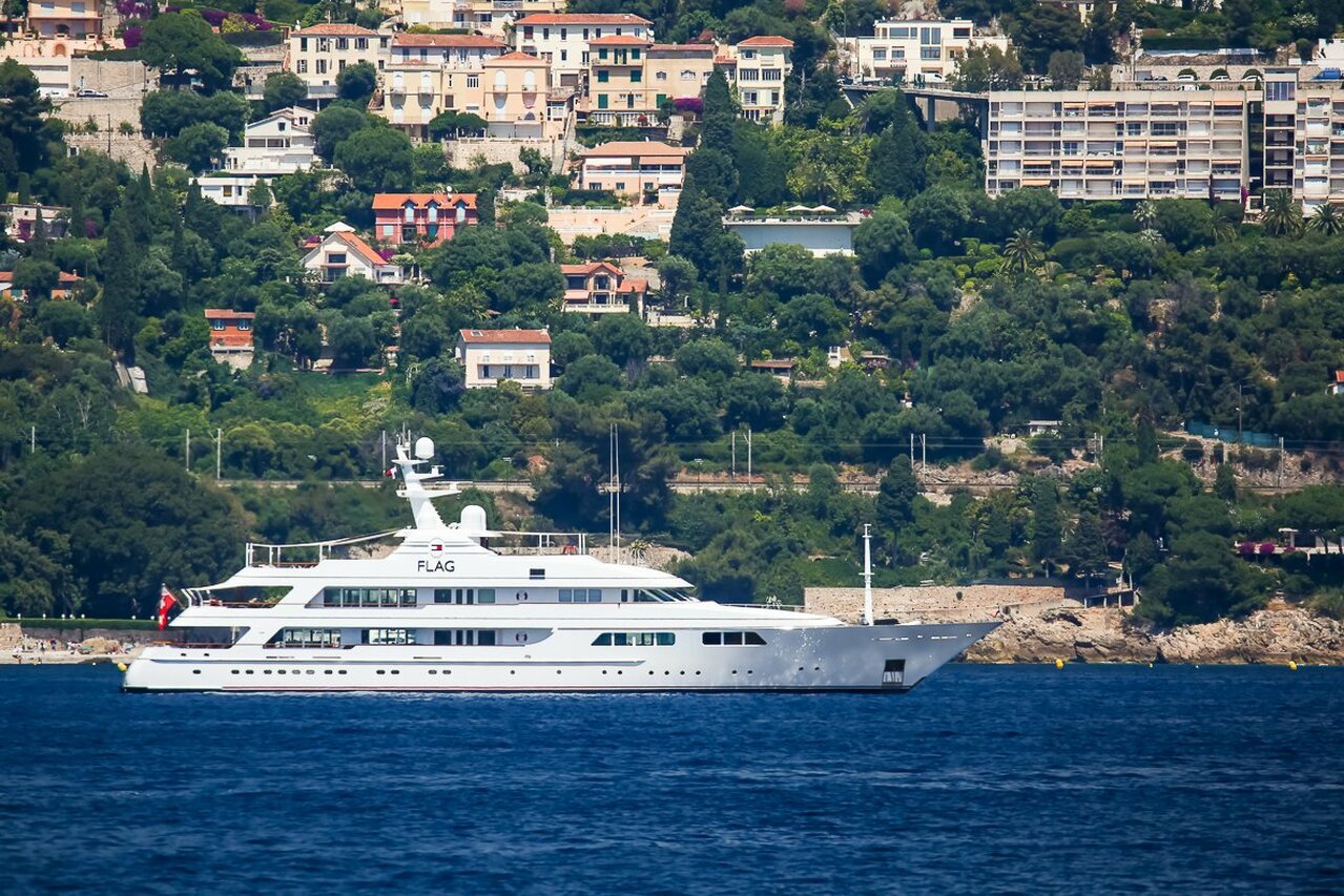 Yate FLAG • Feadship • 2000 • 62m • Propietario Tommy Hilfiger