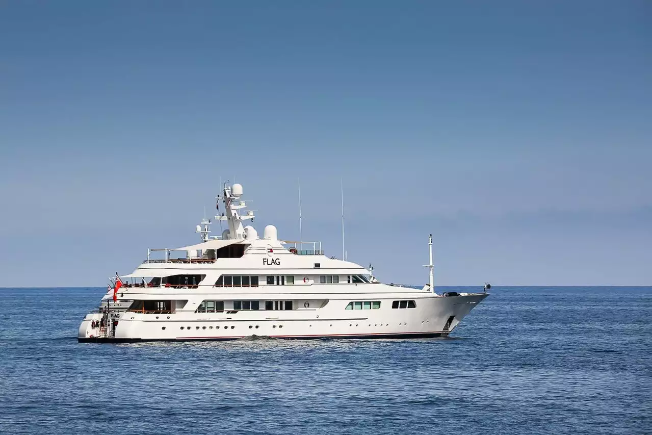 FLAG Yacht • Feadship • 2000 • 62m • Propriétaire Tommy Hilfiger