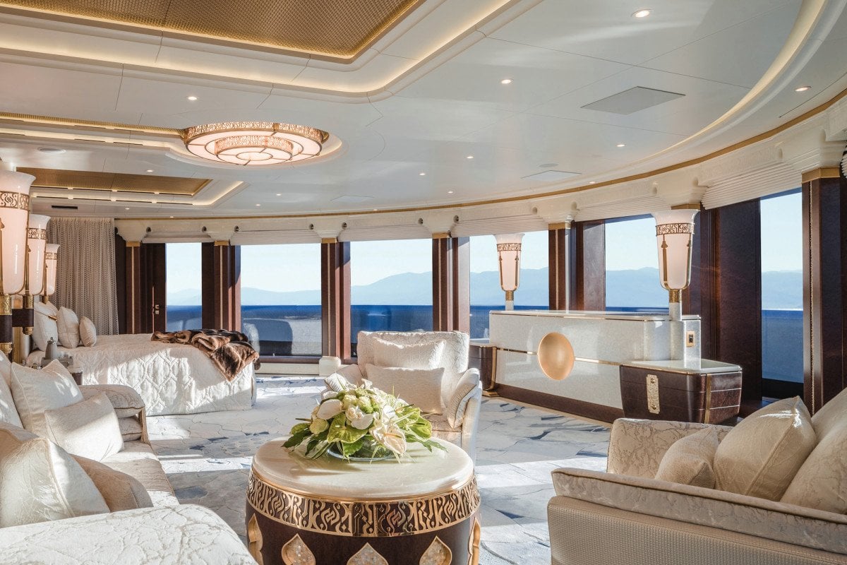 yacht Jubilee intérieur