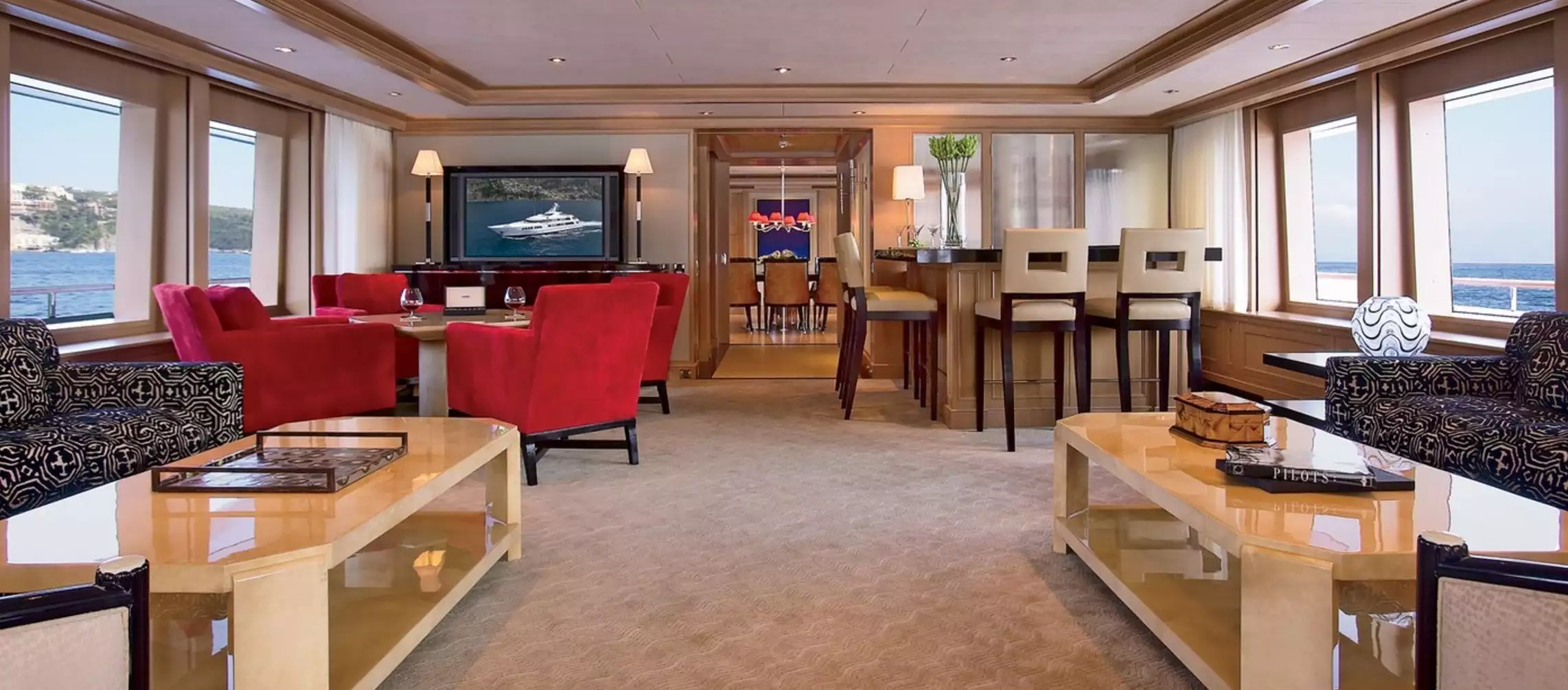 Yacht Majestätisches Interieur 