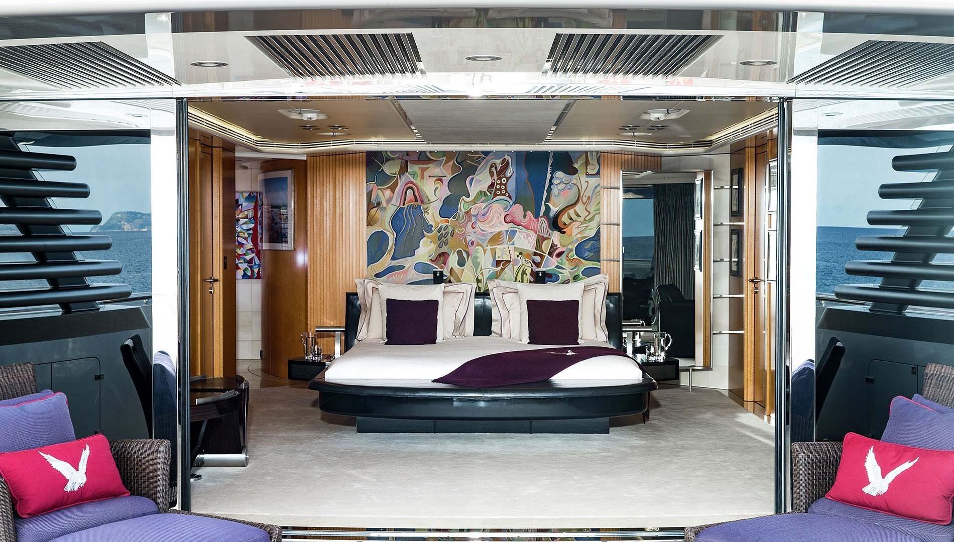 Maltese Falcon jachtinterieur