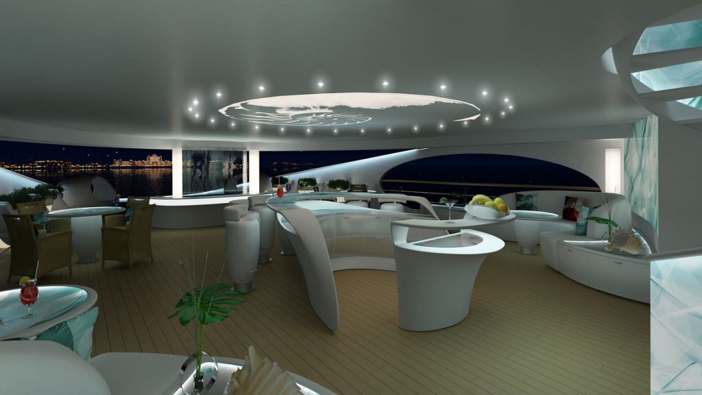 yas mega yacht interior