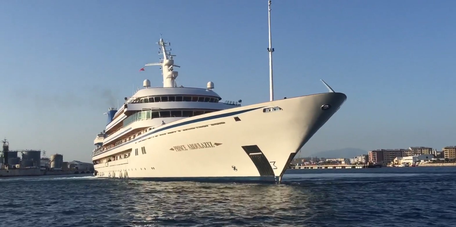 PRINCE ABDULAZIZ Yacht • Helsingor Vaerft • 1984 • Owner Prince Abdul Aziz