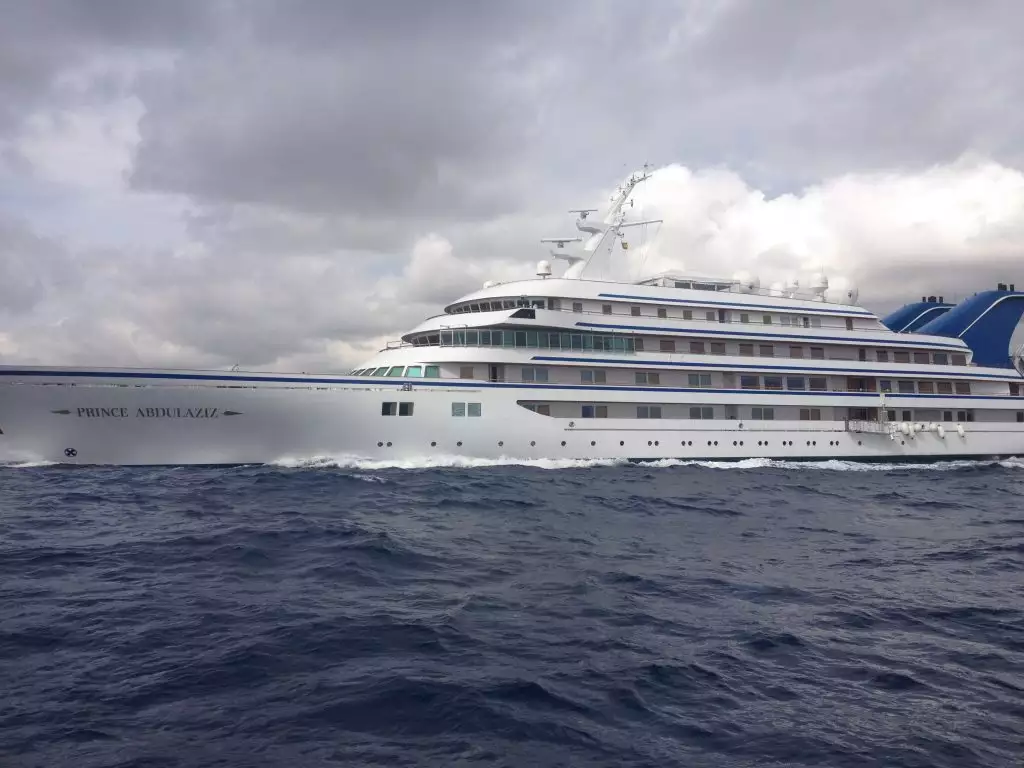 PRINCE ABDULAZIZ Yacht • Helsingor Vaerft • 1984 • Owner Prince Abdul Aziz