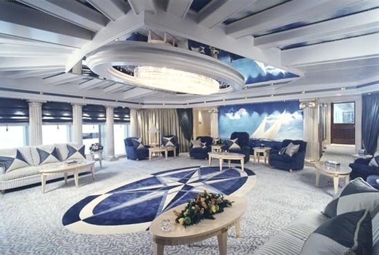 Prince Abdulaziz yacht interior
