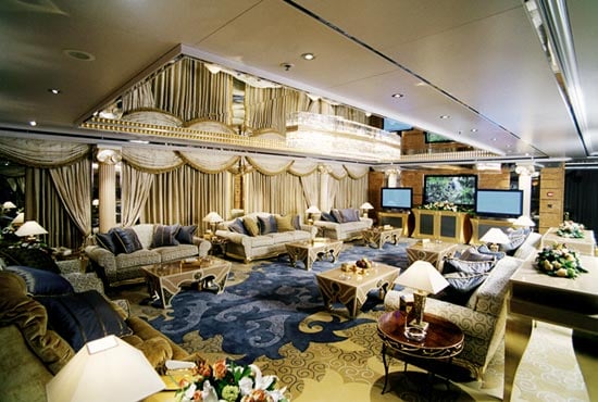 Prince Abdulaziz yacht interior