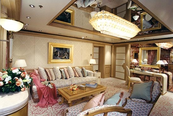 Intérieur du yacht Prince Abdulaziz