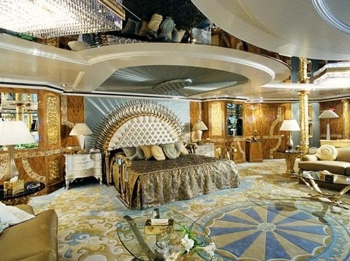Interior del yate del Príncipe Abdulaziz