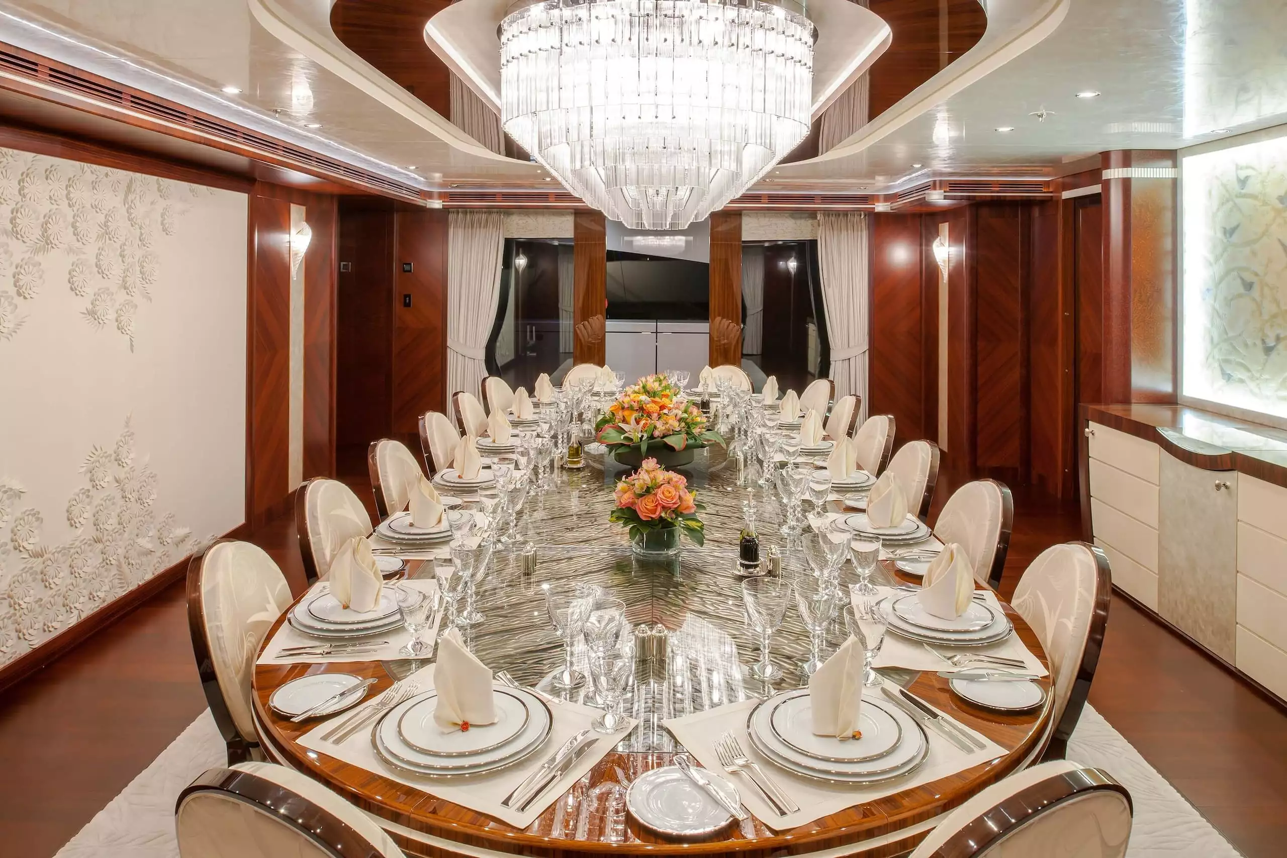 yacht Quattroelle intérieur