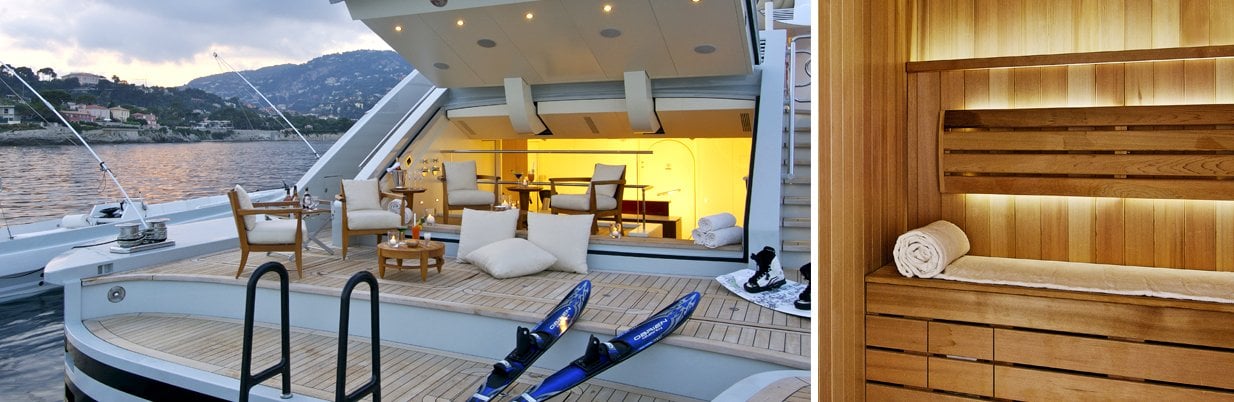 Silver yacht Rabdan intérieur