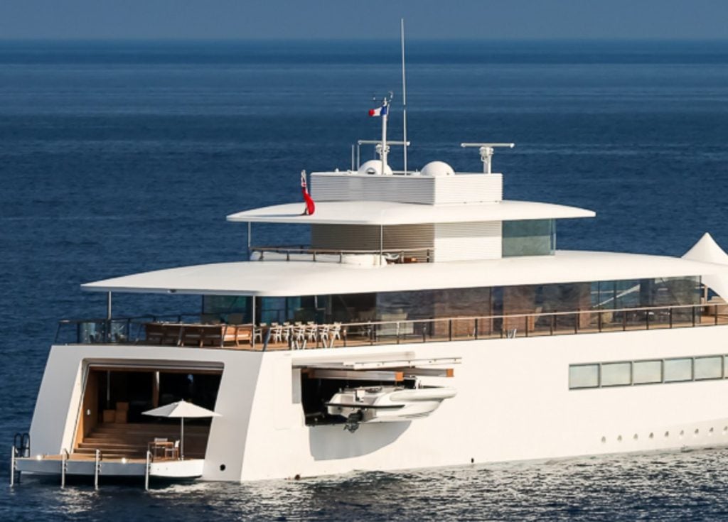 venus mega yacht interior