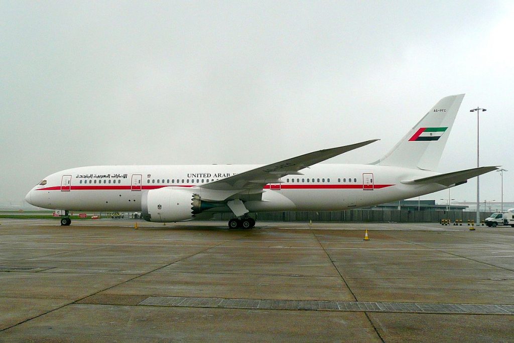 A6-PFC B787 Şeyh Tahnoon bin Zayed Abu Dabi