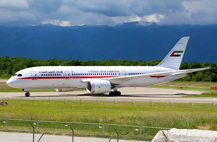 A6-PFC B787 Sjeik Tahnoon bin Zayed Abu Dhabi