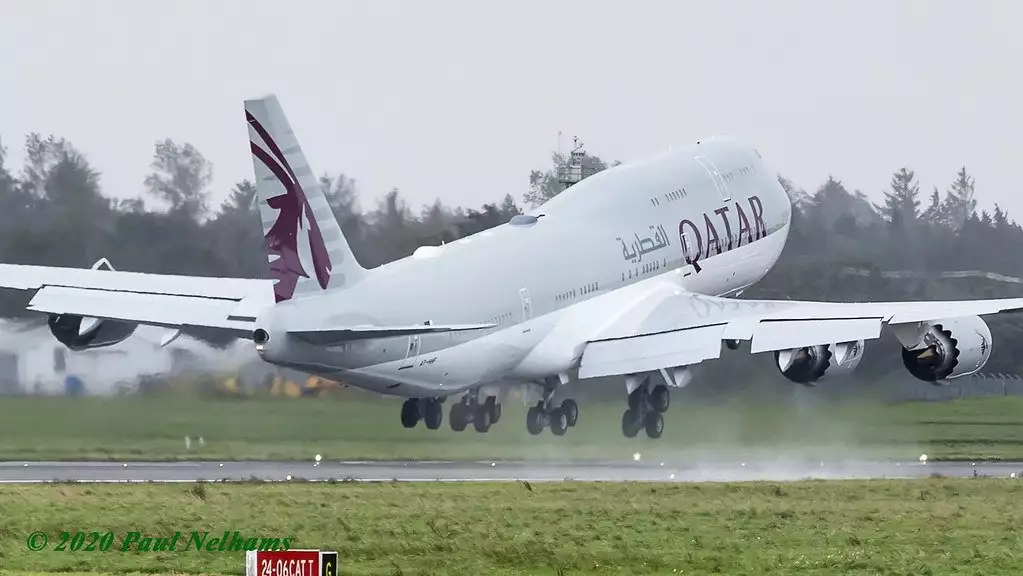 A7-HHE B747 قطر