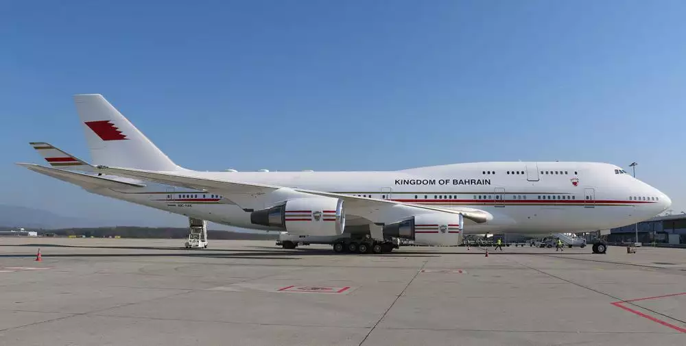 A9C-HAK-Bahreïn - Famille royale B747 