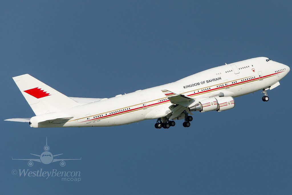 A9C-HAK-Bahrain – Royal Family B747 