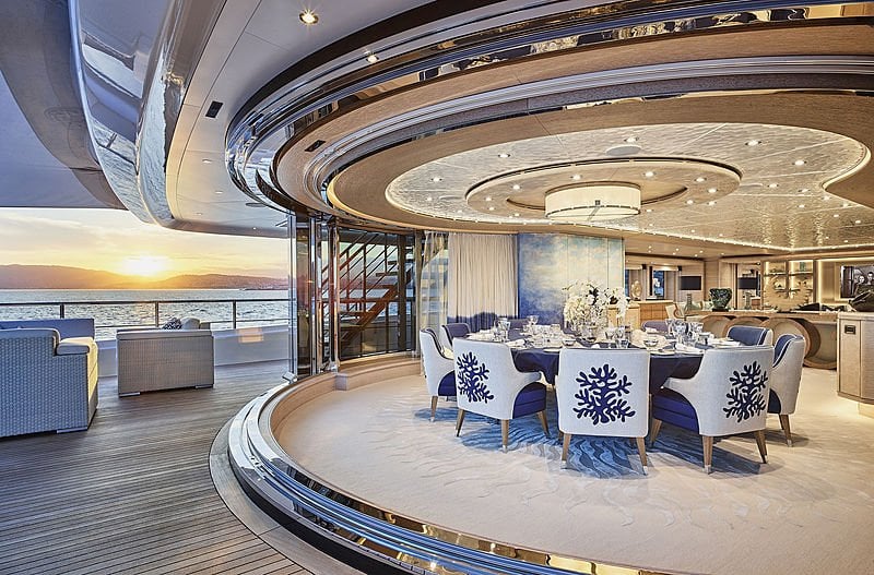 Andrew Winch Design yacht intérieur