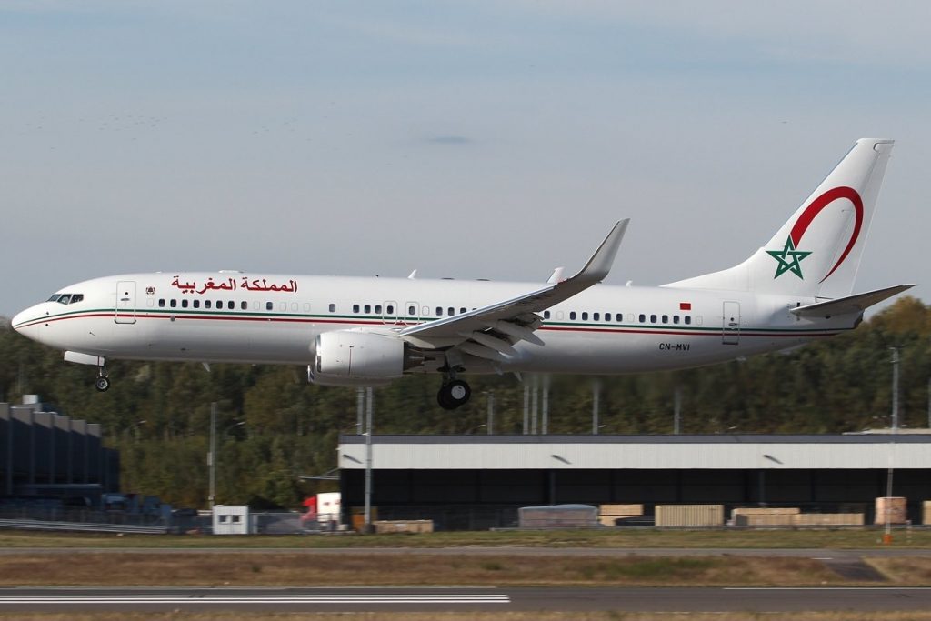 CN-MVI B737 BBJ Fas Kralı