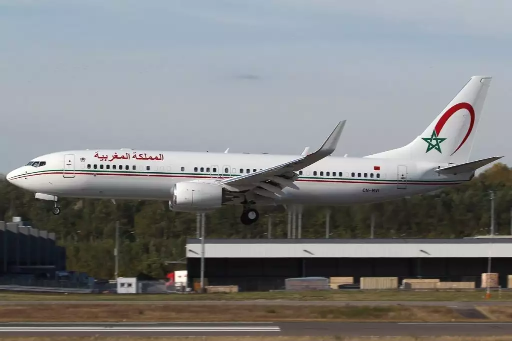 CN-MVI B737 BBJ Koning van Marokko